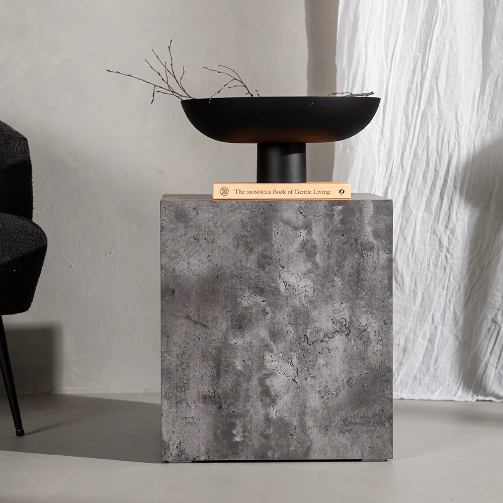 York Sofabord 40x40 cm Grå