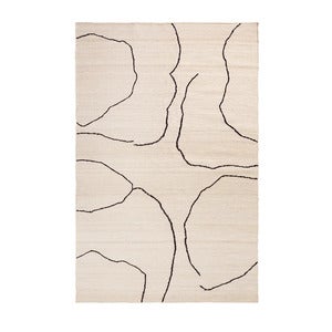 Håndvævet Tæppe i Jute Gesso Off-White 200x300 cm