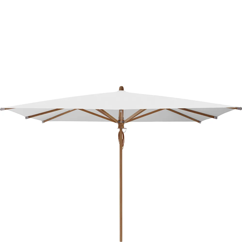 Glatz Teakwood parasoll 330×330 cm Kat.5 500 Plaster