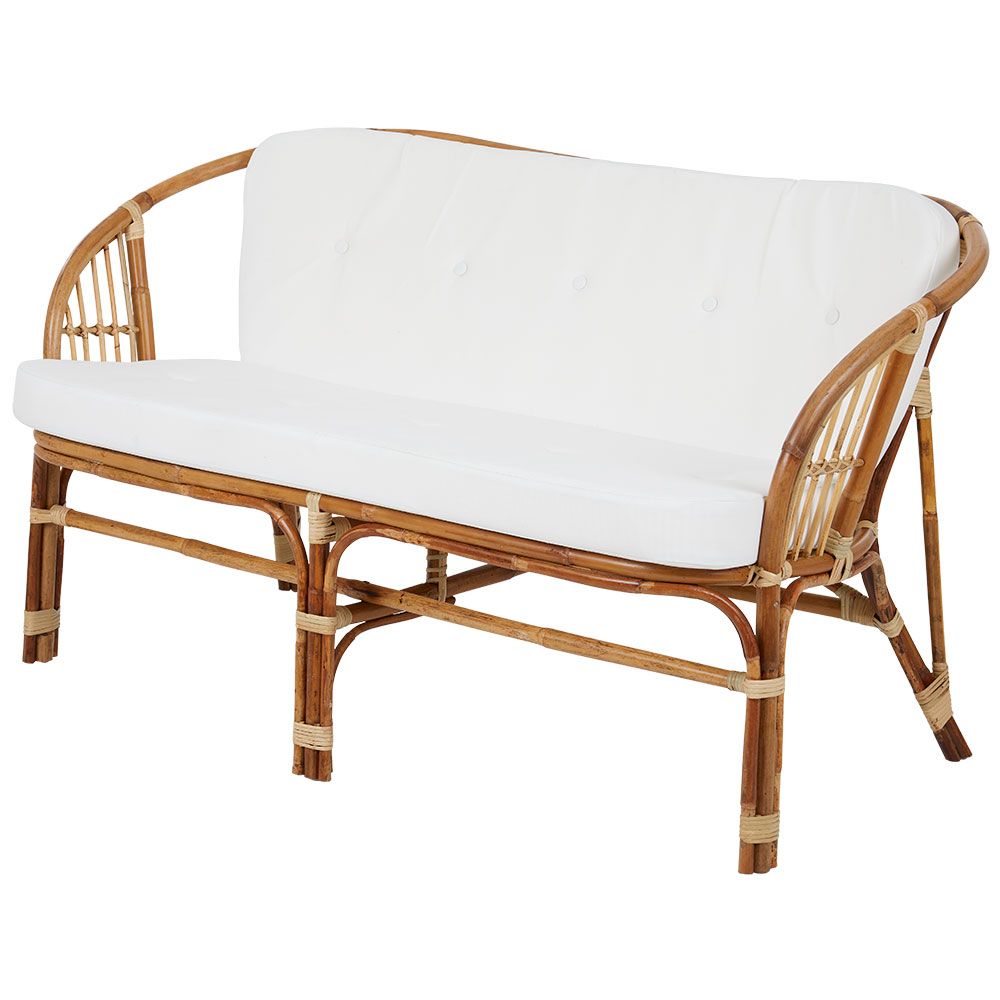 Astrakan 2-pers. Sofa Natur/Hvid Brafab