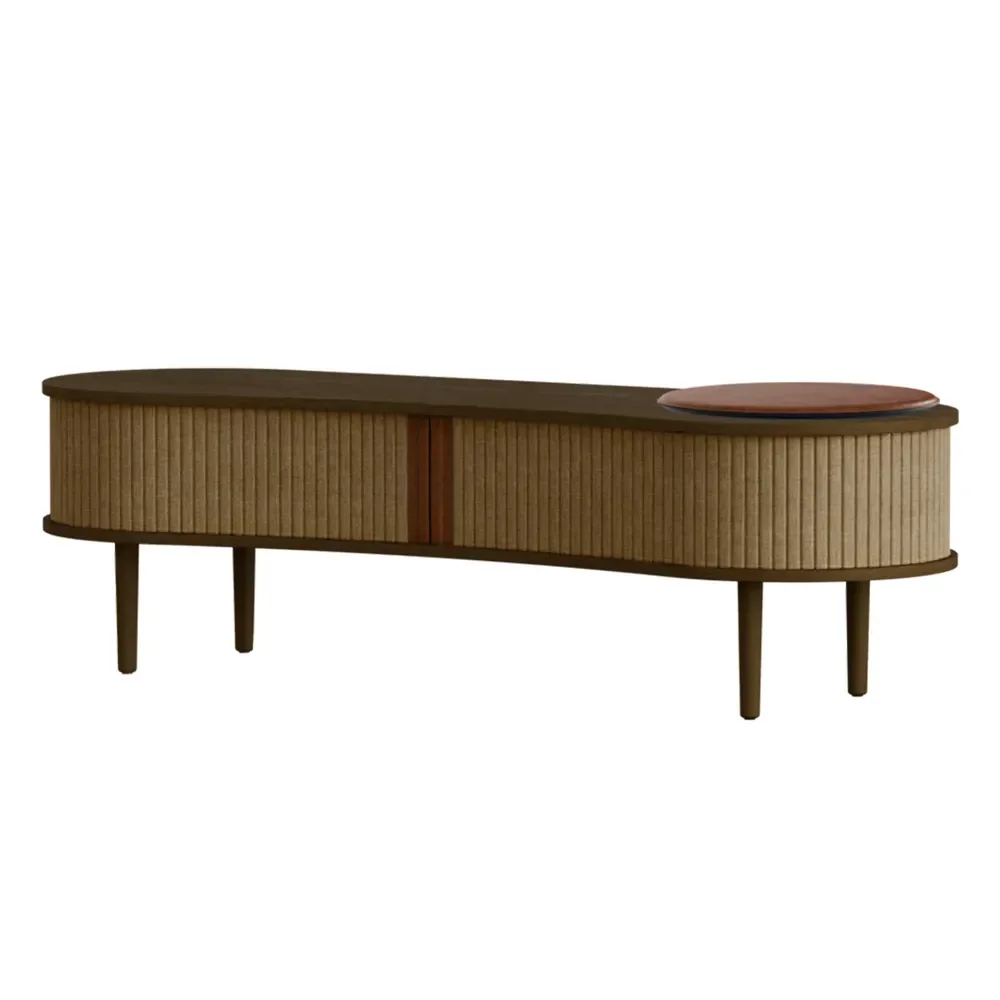 Audacious TV-bord Mørk Eg/Sugar Brown