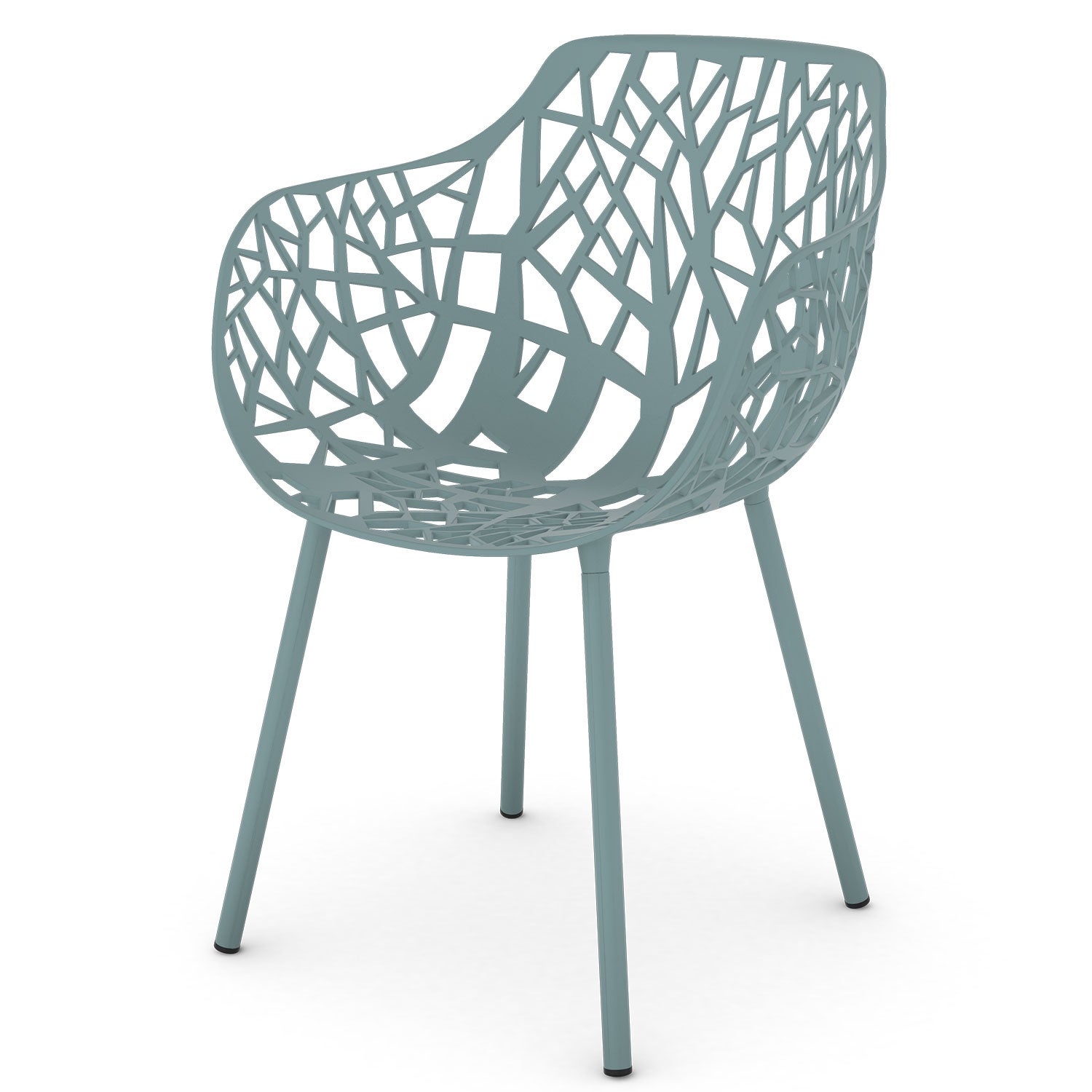 Forest Stol med armlæn Light Blue 