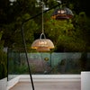 Illusion lampe til ophæng Taupe, Soft Rope