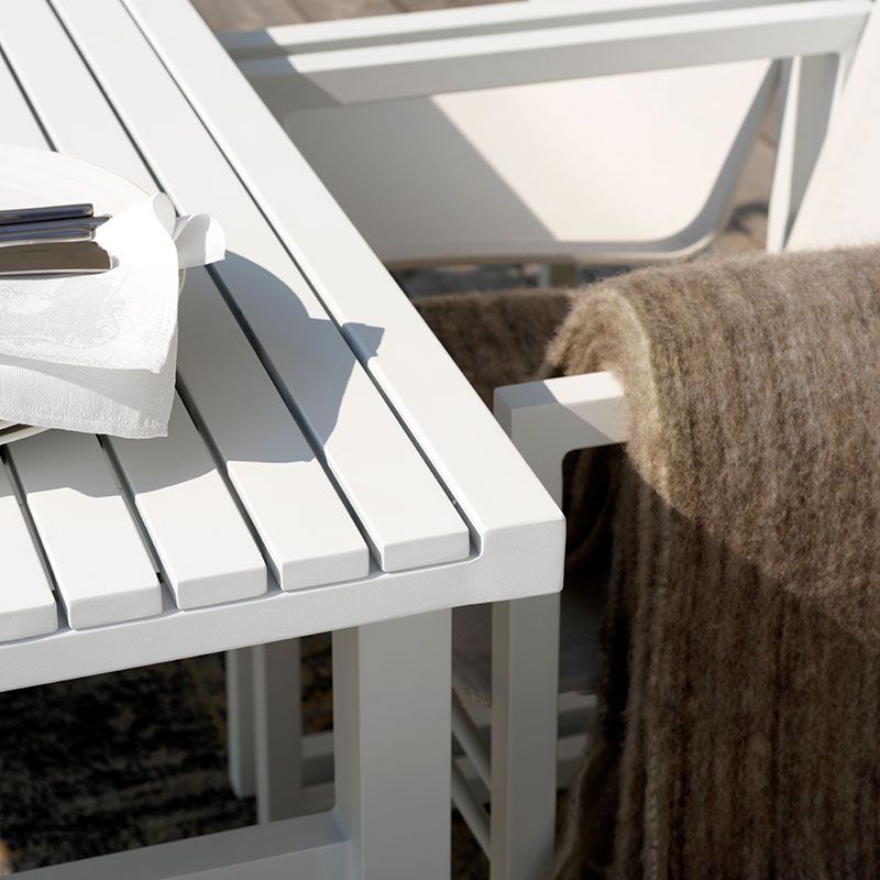 Vevi Spisebord 90x160 cm Hvid Brafab