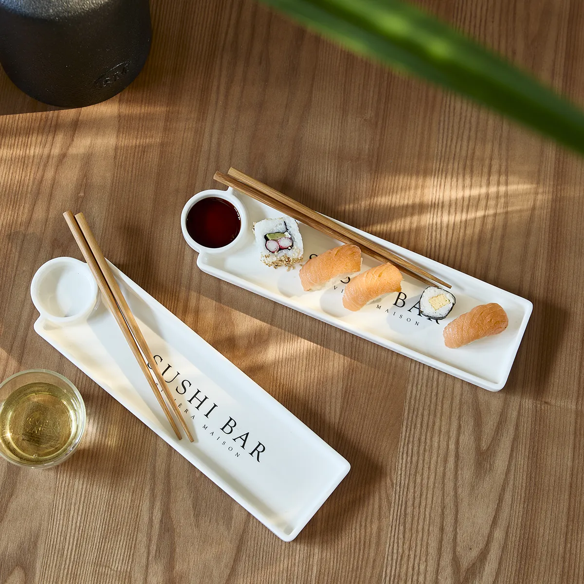 Tallerken Sushi Bar med spisepinde