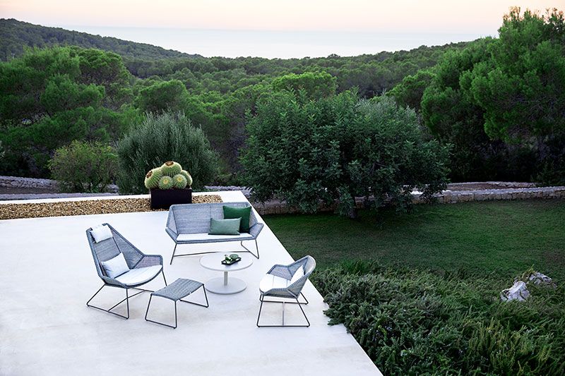 Breeze lænestol lysegrå 