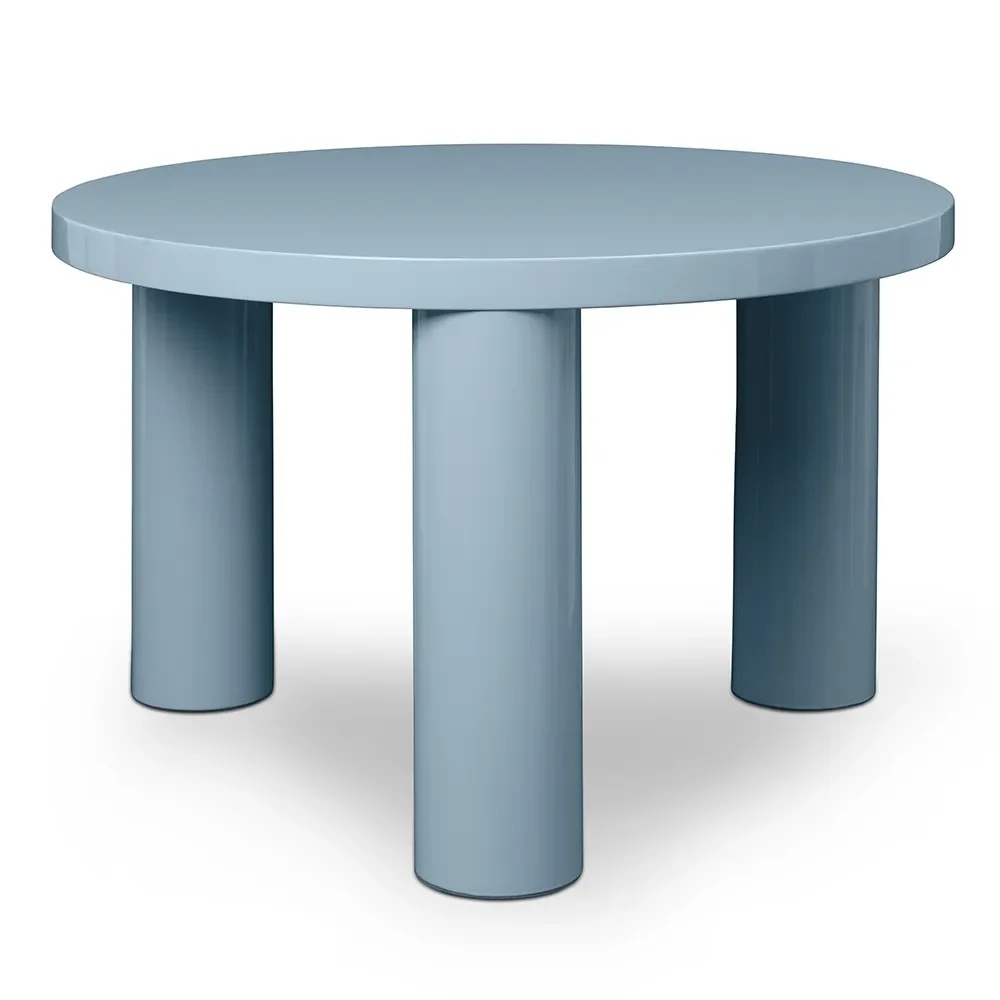 Ferm Living, Post Sofabord Ø65 cm - Ice Blue