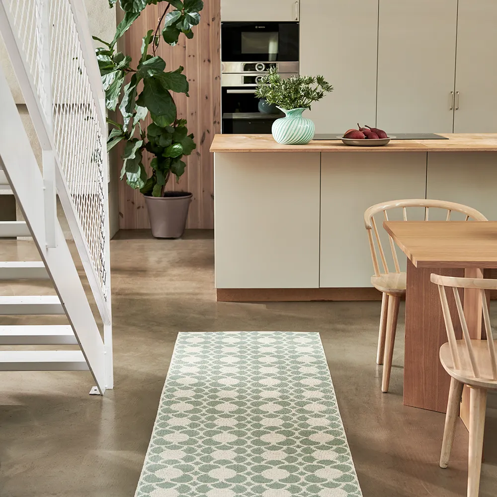 Anya tæppe Misty Mint/Vanilla 70 x 100 cm