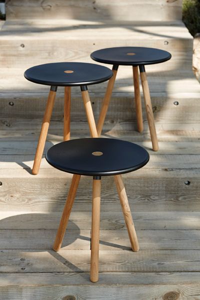 Area Sidebord/skammel lava grå 