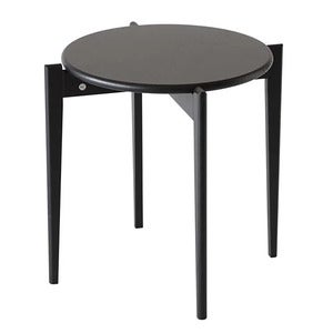 Tilia sidebord Ø51 cm Sortbejdset eg
