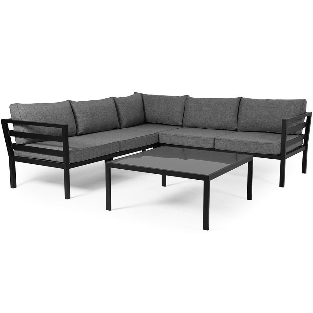 Weldon Loungegruppe Sort Brafab