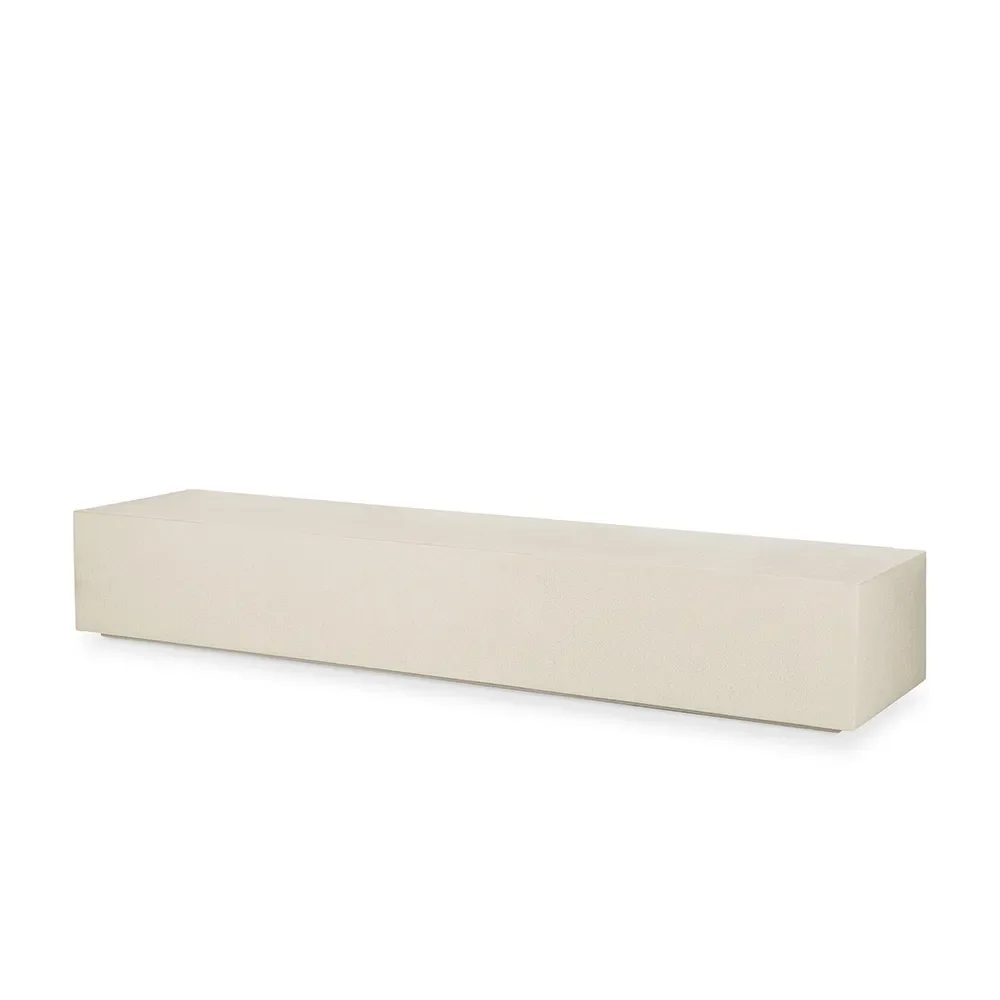 Elements Gulvhylde/Bænk - Off White 220x45x30 cm