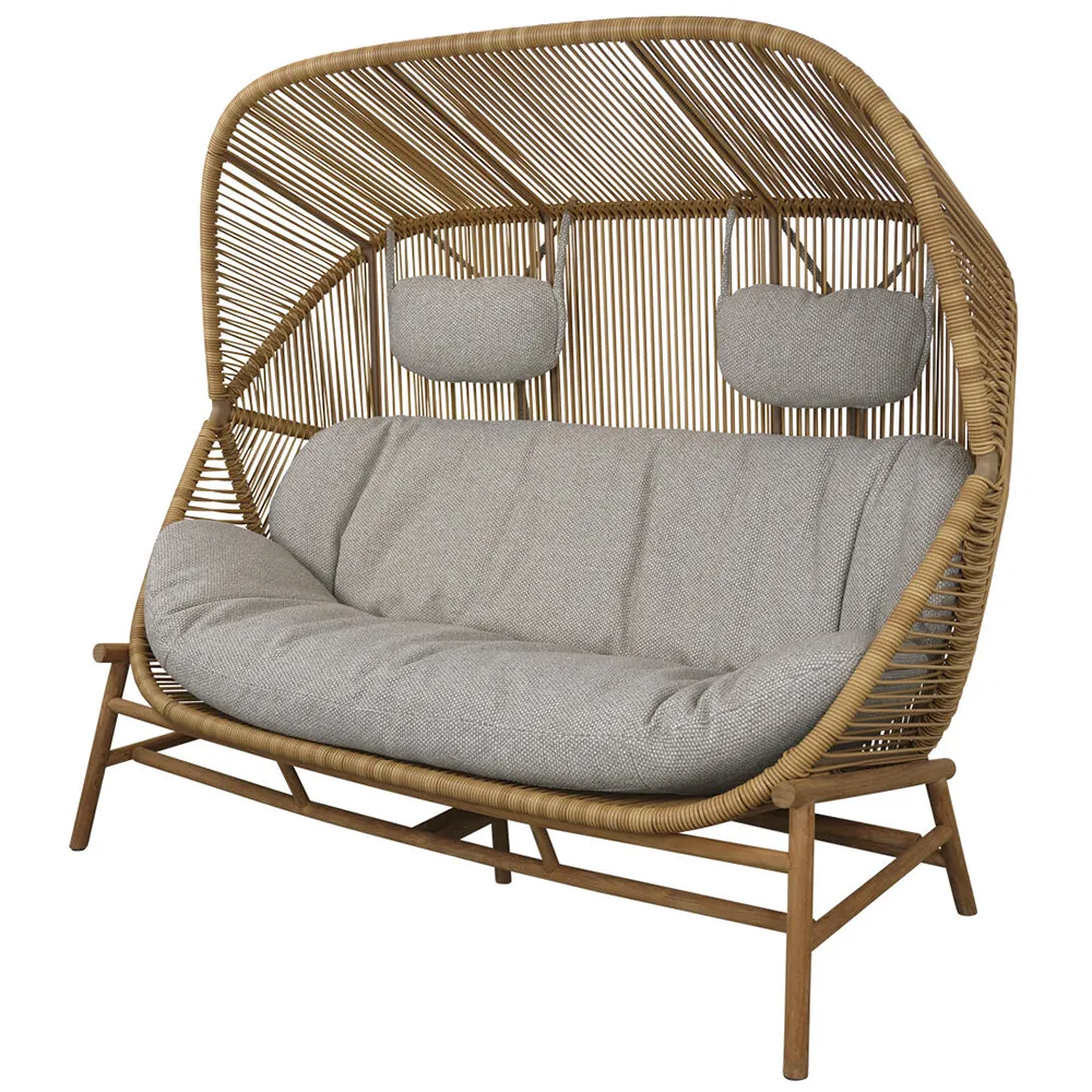 Hive 2-sits Sofapudesæt inkl. nakkepude Light brown Rise