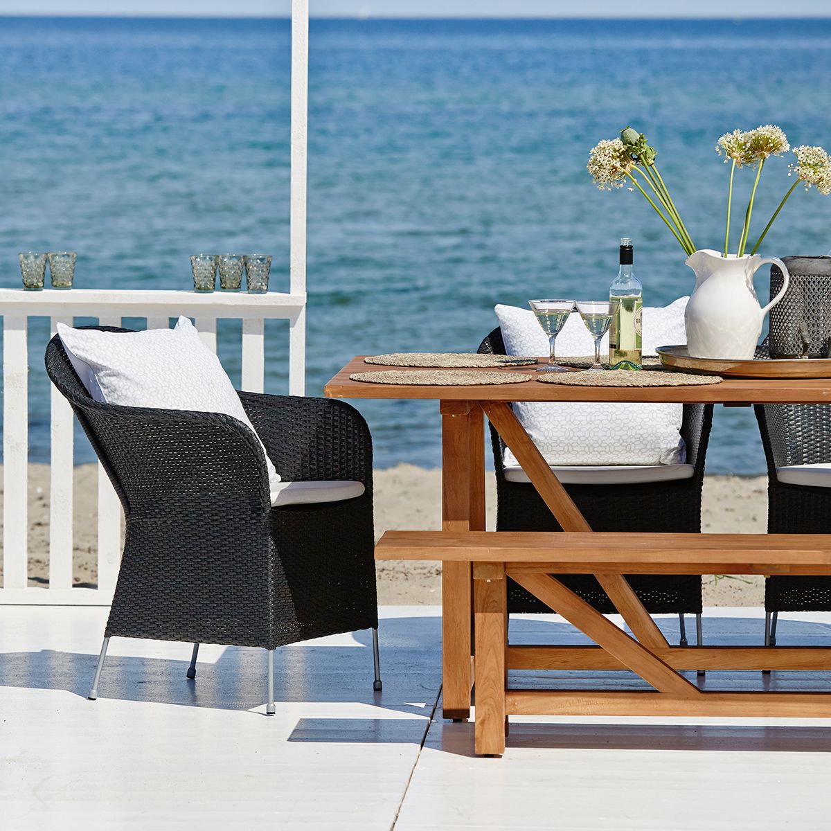 George bænk 220 cm teak