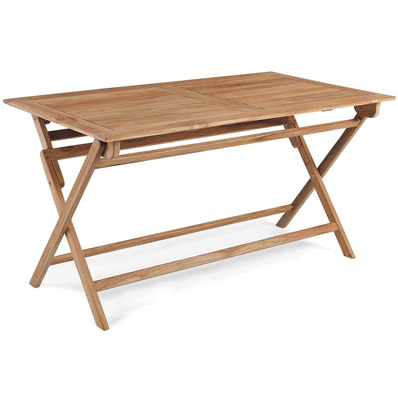 Vevi Spisebord 80x140 cm Natur Teak Brafab