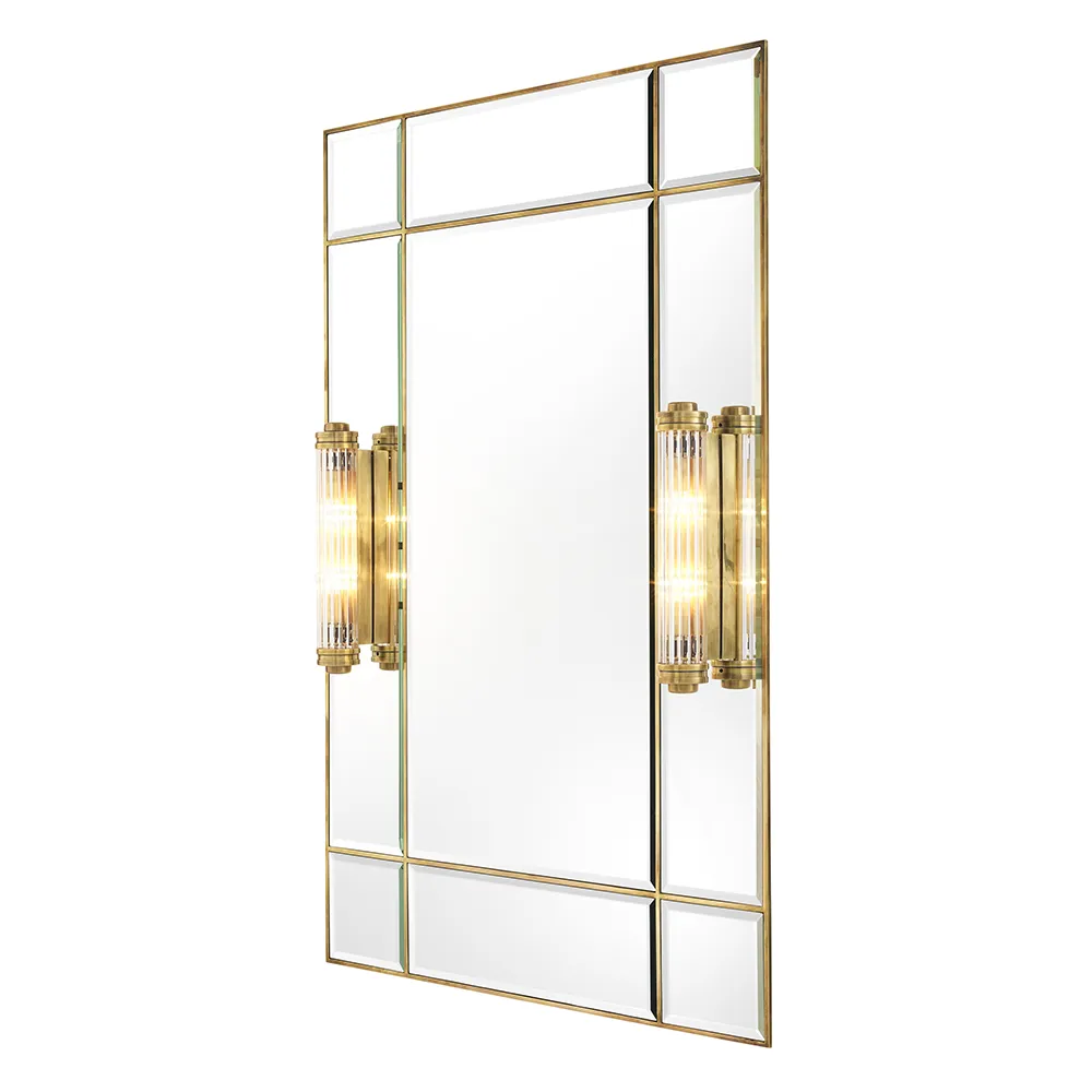 Spejl Beaumont med belysning