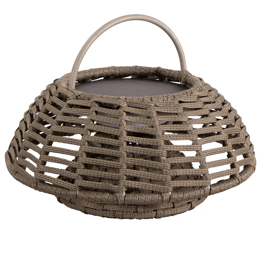 Illusion lampe til ophæng Taupe, Soft Rope