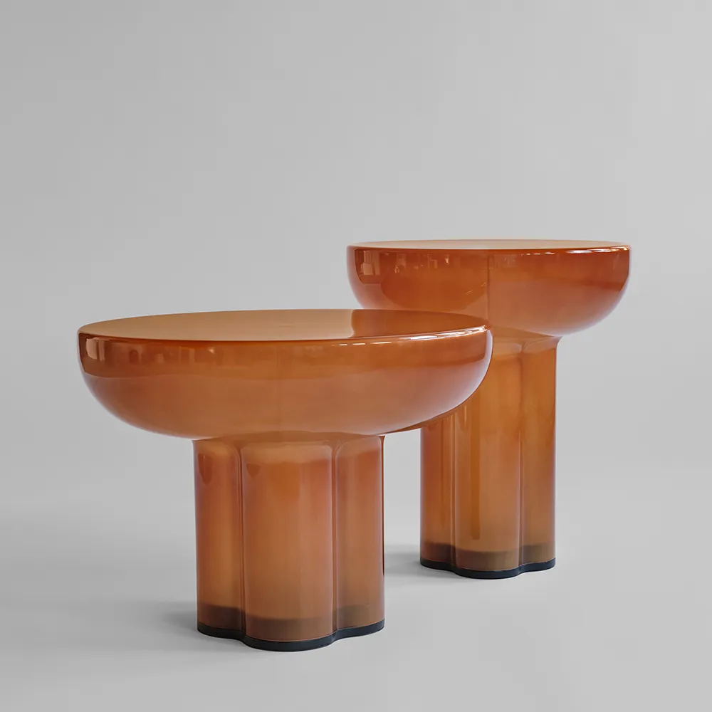 Crown Table, Tall - Caramel