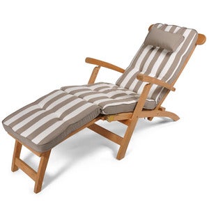 Woodline-hynde til liggestol Taupe/Hvid