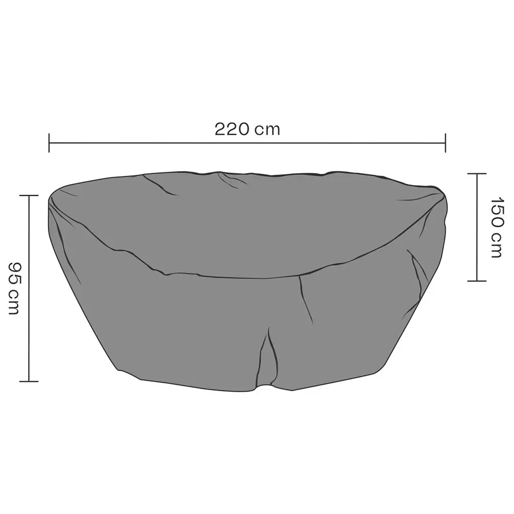 Brafab, Møbelbeskyttelse Sunbed 220x155 cm Premium