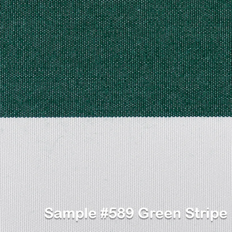 Fortello LED 300x300 cm parasol alu Cat.5 589 Green Stripe