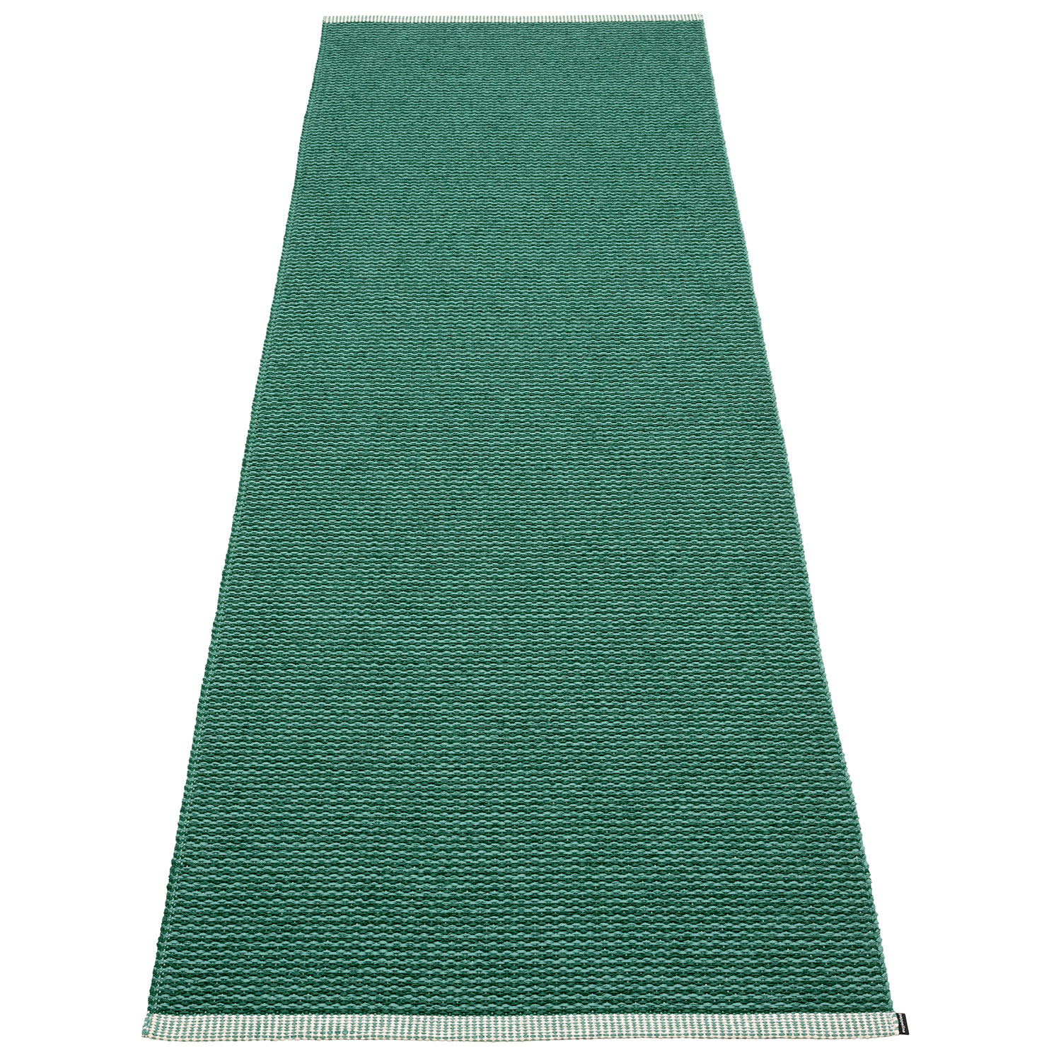 Pappelina Mono tæppe 85×260 cm dark green / jade
