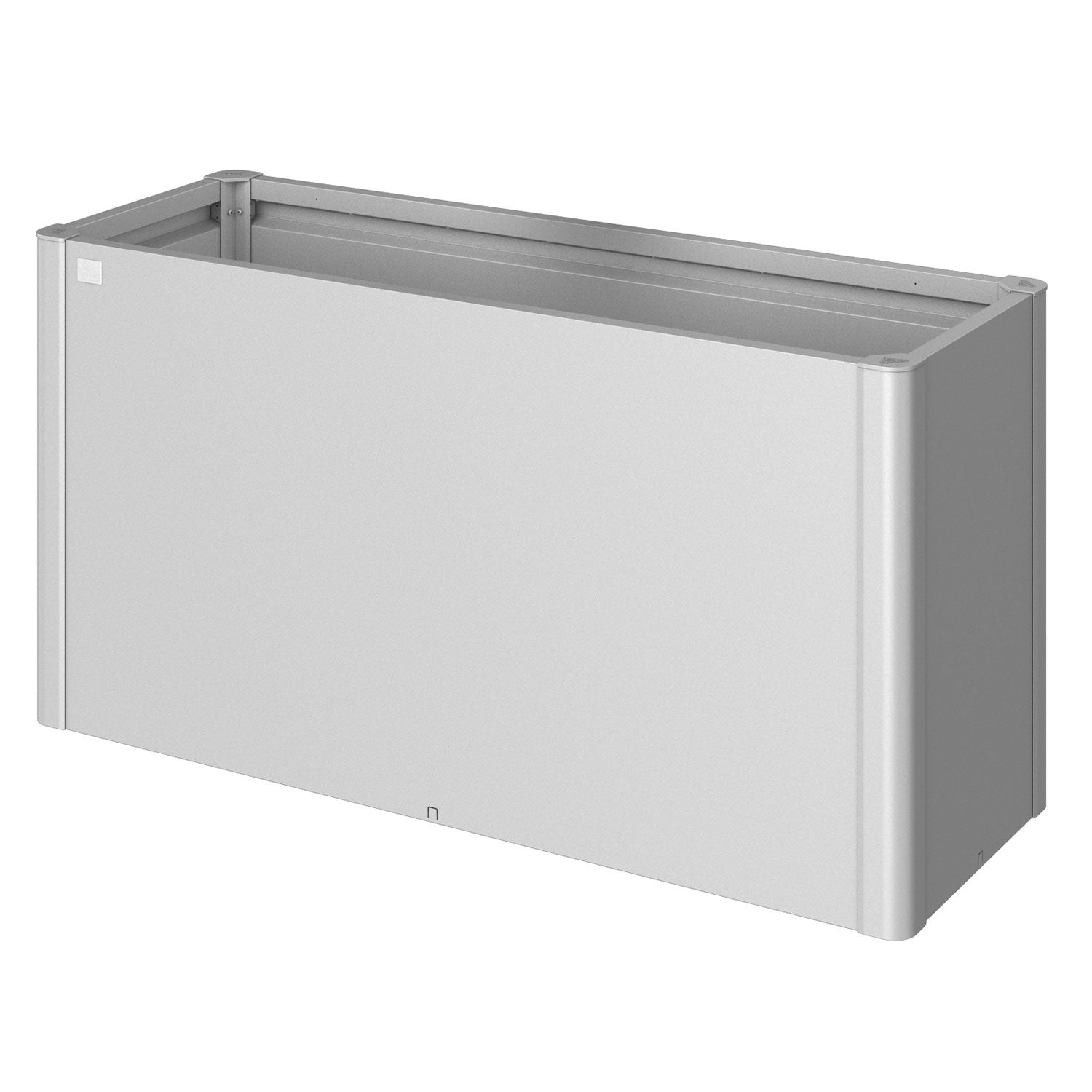 Belvedere plantekasse maxi størrelse 150 metallisk sølv