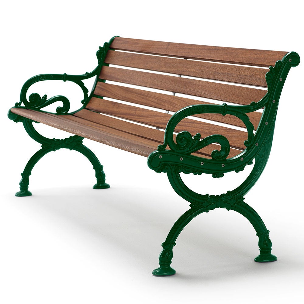 Byarums Bruk, Byarum sofa / 185cm / g:grøn / v:olieret mah. Byarum Mølle