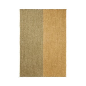 Pila Linned tæppe Khaki/Aged Gold