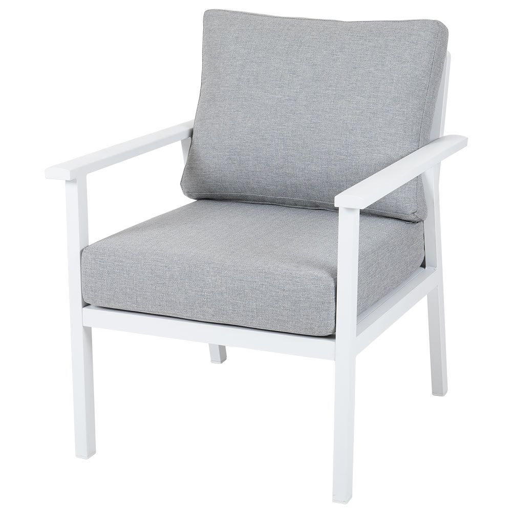 Brafab, Samvaro Lænestol Hvid/Grå Brafab