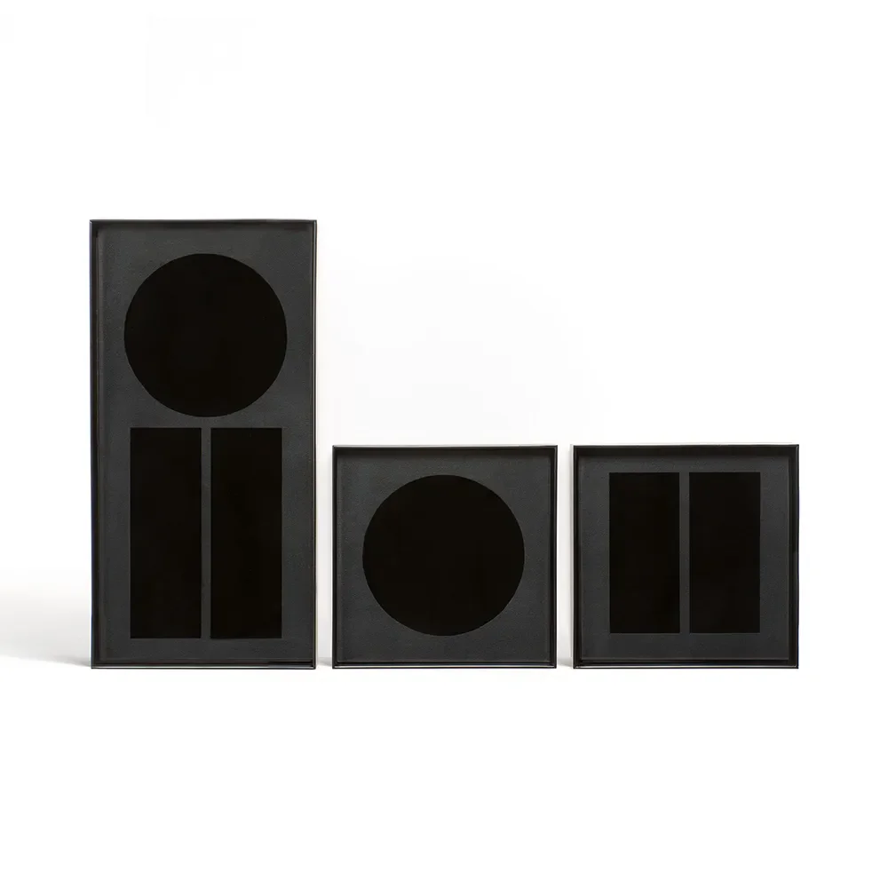 Skrivebordsarrangør valnød 33x33 cm