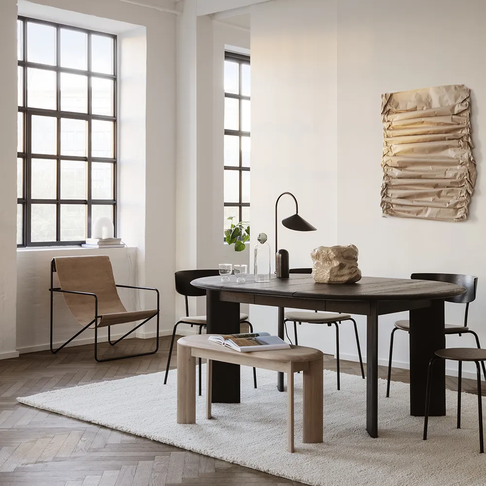 Desert Lounge Lænestol Black/Sand