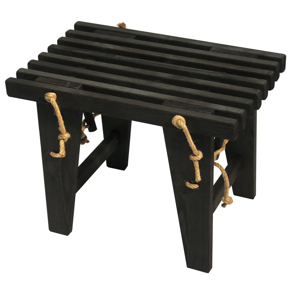 Hillerstorp, Ecobench 60 cm Sort olieret fyrretræ