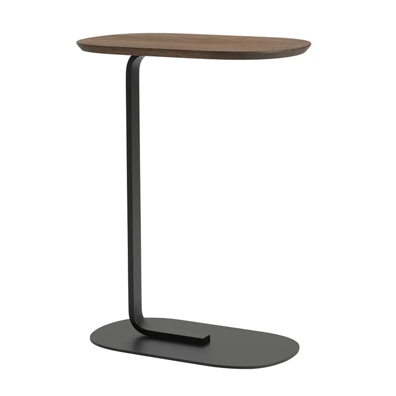 Muuto, Relate sidebord 73,5 cm - Solid Smoked Oak/Black