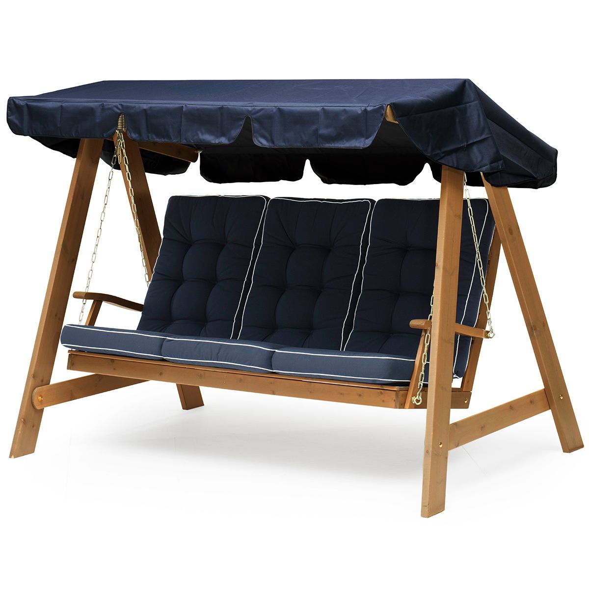 Dalom hængesofa brun fyrretræ 