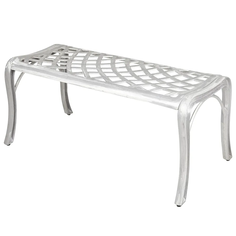 Brafab, Arras Bænk 54x101 cm Aluminium