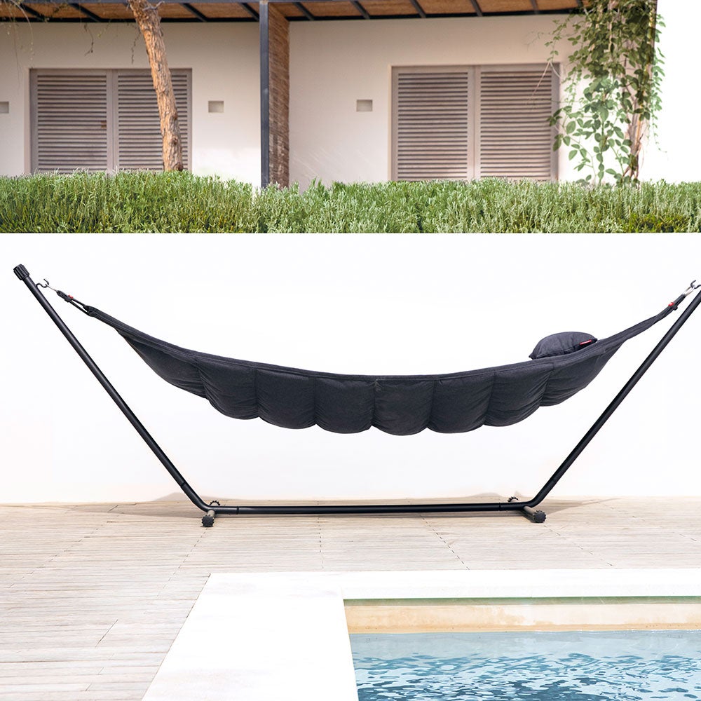 Headdemock superb sahara  incl. pillow & rack black