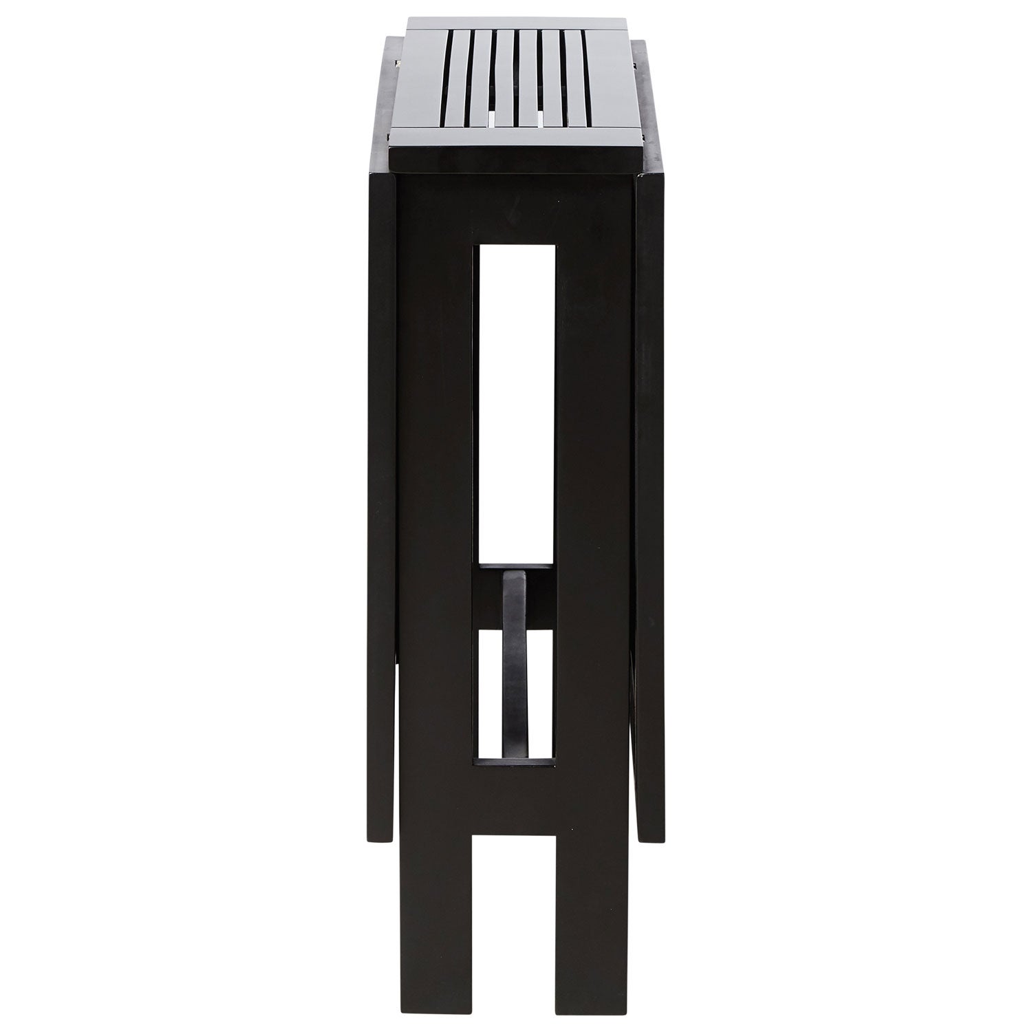 Butterfly 65x130 cm Balkon bord sort 