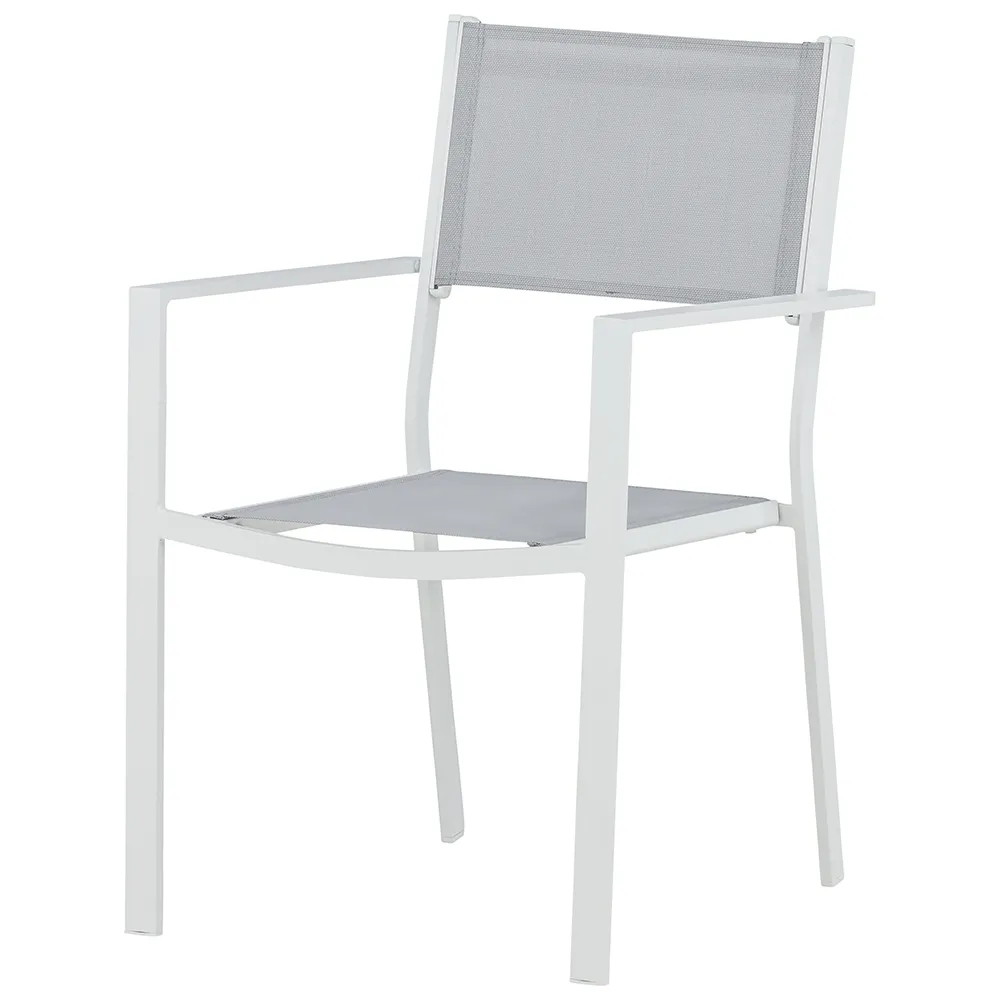 Venture Design Copacabana spisebordsstol hvid/grå 2-pak