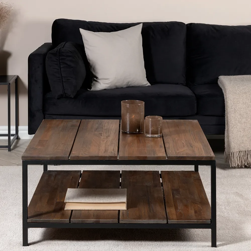 Padang Sofabord 80x80 cm teak