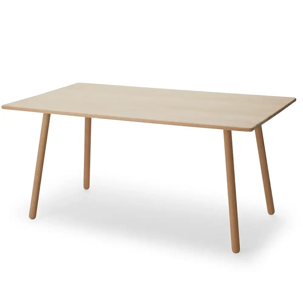 Skagerak, Georg spisebord 155x90 cm hvid sæbebehandlet eg