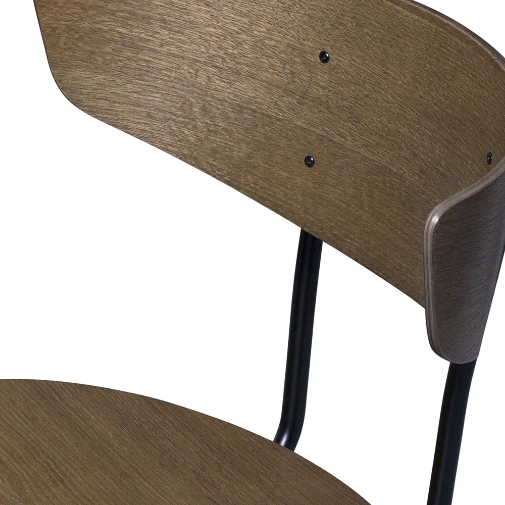 Herman Spisebordsstol - Dark Stained Oak