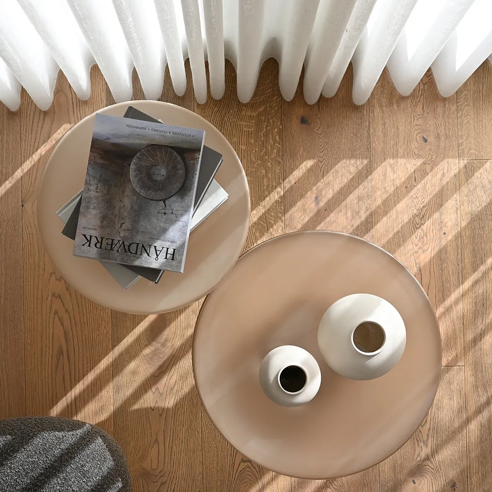 Crown sofabord lavt - røget dessertbord