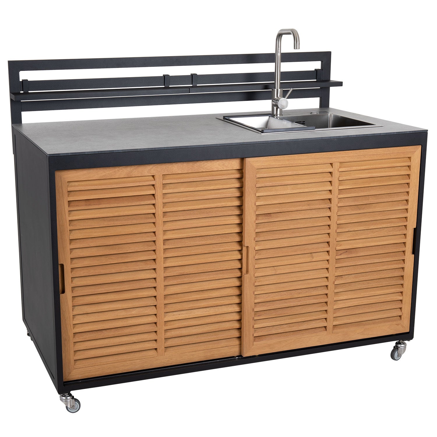 Brafab, Fornax Køkkendel Vask/Hane Sort/Grå Brafab ​