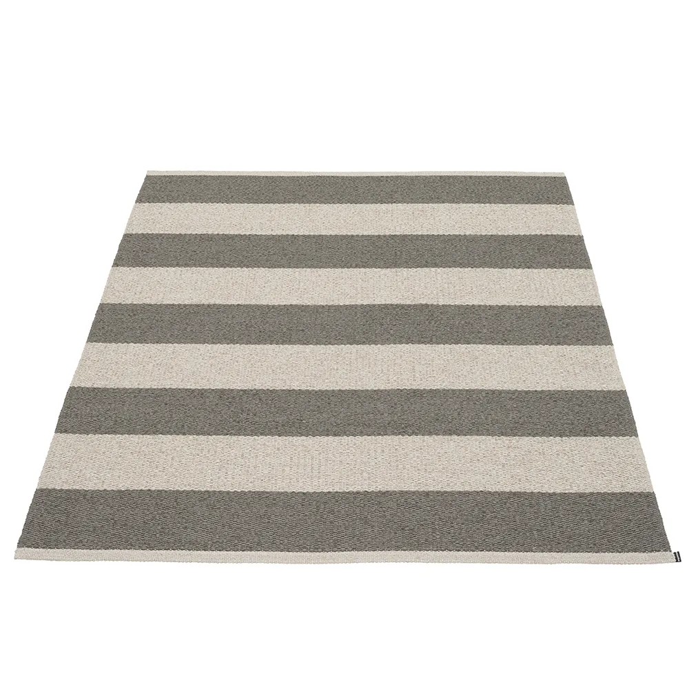 Bob taeppe Charcoal/Linen 140 x 180 cm