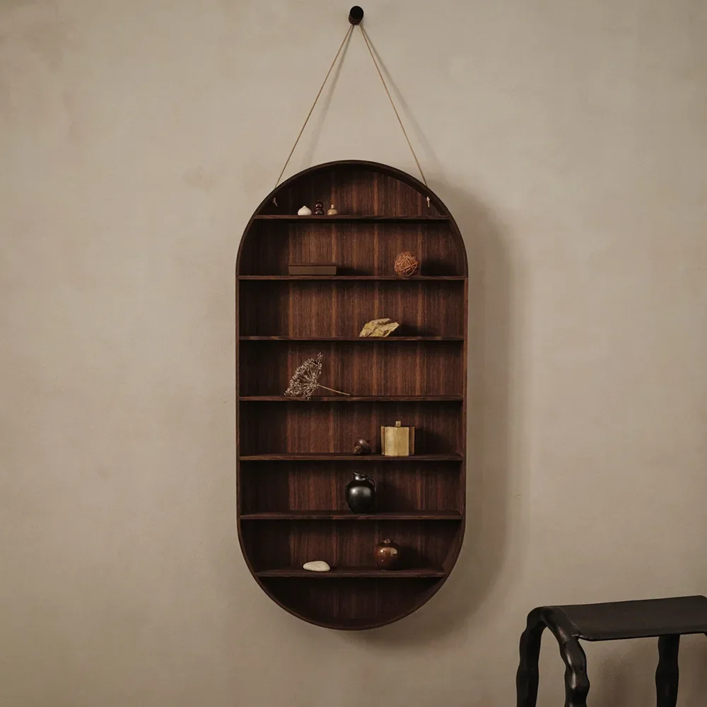 Oval Dorm Reol - Smoked Oak