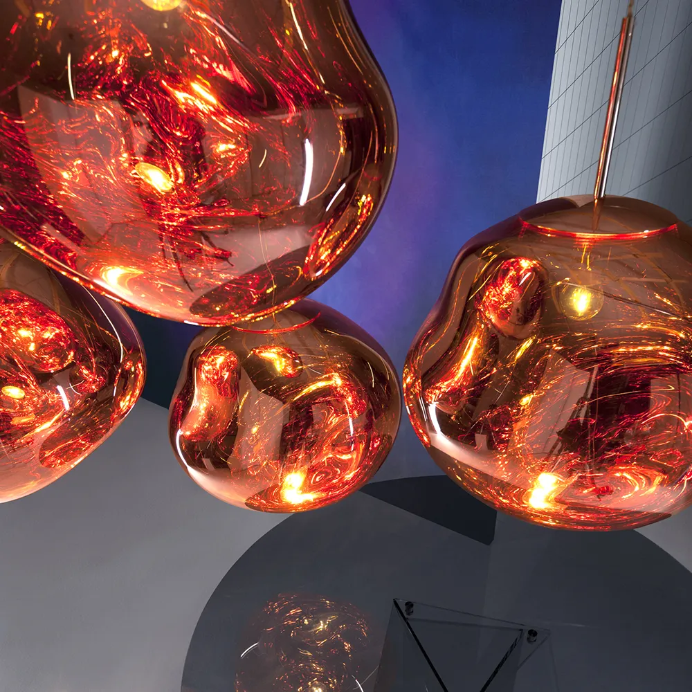 Melt Pendant Mini Copper LED