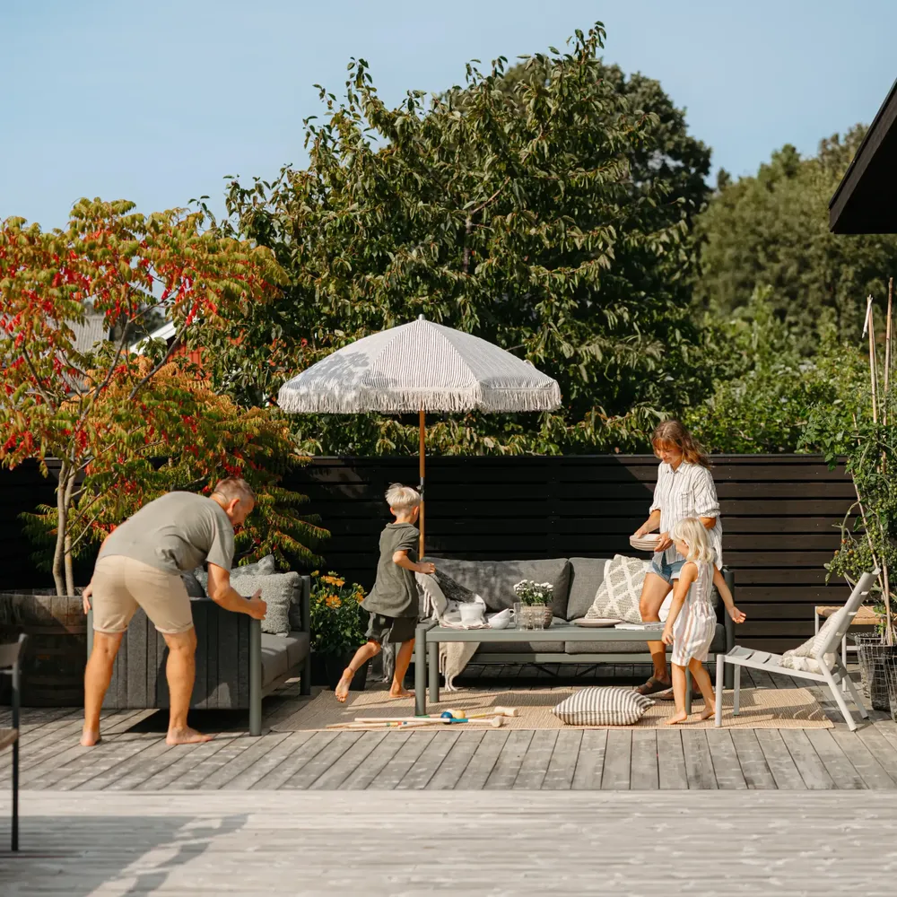 Brad Sofa Charcoal Grey/Nordic Green