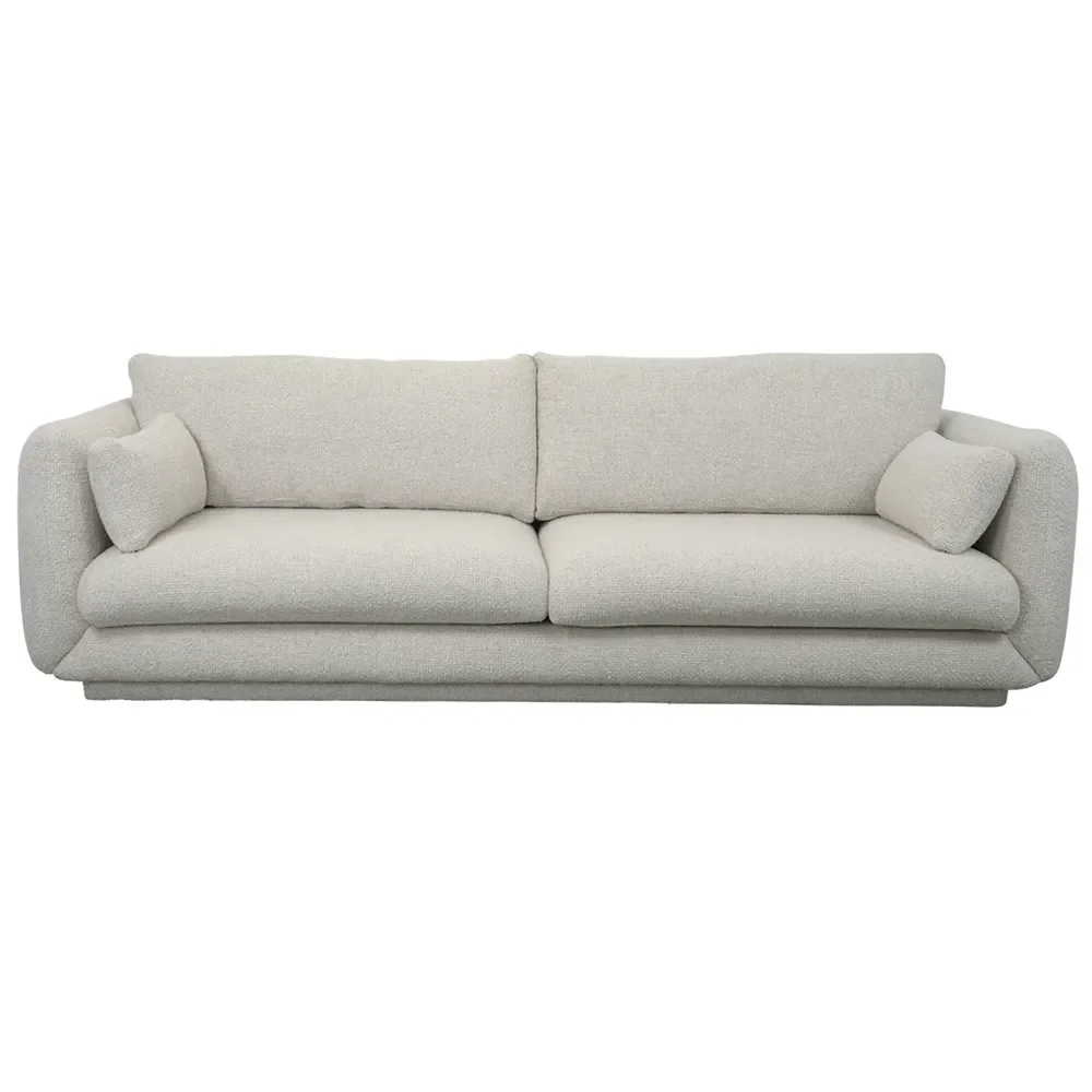 Bloom 3-personers sofa m/sokkel Sand