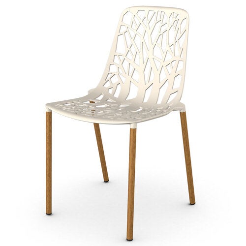 Forest Spisebordsstol Iroko/Creamy White